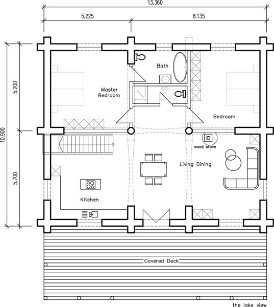 The Lake View Shuswap Log Homes British Columbia, Canada